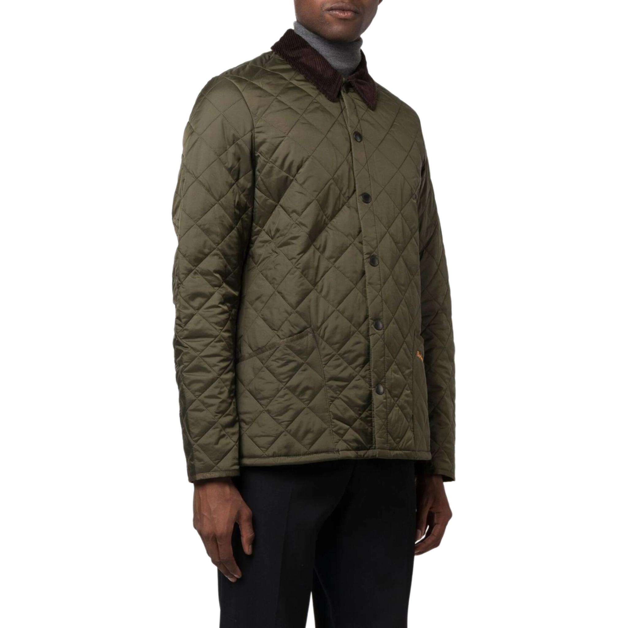 Purchase 巴伯尔 FW22 经典菱格夹克 橄榄绿 MQU0240OL71