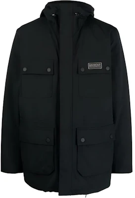Barbour FW22 Hoodie Jaket Logo Patch Hitam dengan Resleting MWB1023BK11 Buy Barbour FW22 Hoodie Jaket Logo Patch Hitam dengan Resleting MWB1023BK11