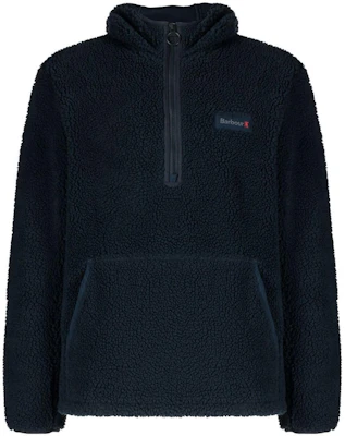 Barbour FW22 Hoodie Fleece Patch Logo Half-Zip Navy Blue Pria MFL0140NY71 Buy Barbour FW22 Hoodie Fleece Patch Logo Half-Zip Navy Blue Pria MFL0140NY71