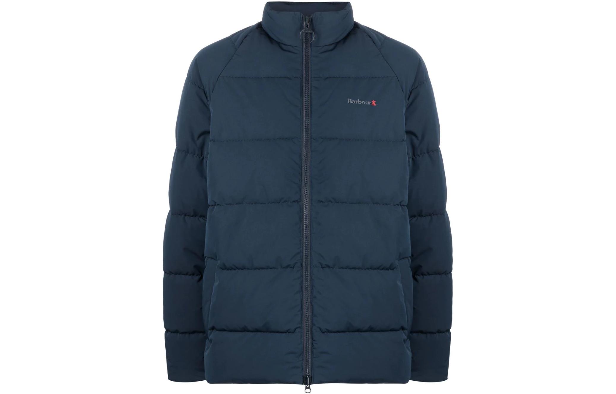 Barbour FW22 Solid Quilted Stand Collar Jacket Men’s Blue MQU1550NY71