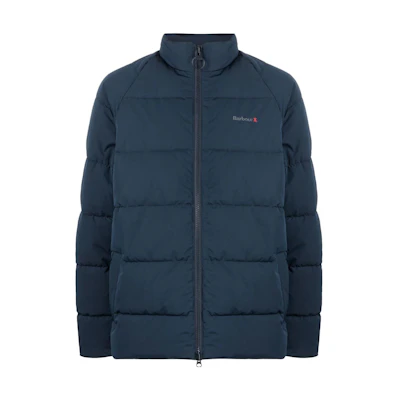 Barbour FW22 Solid Quilted Stand Collar Jacket Men’s Blue MQU1550NY71