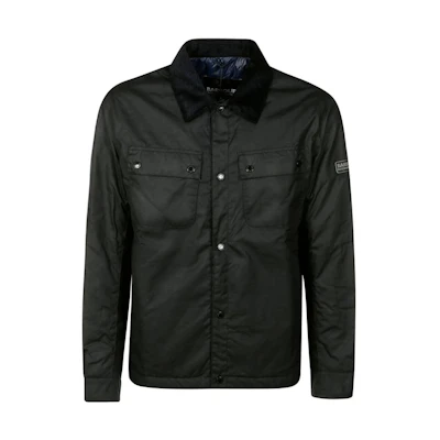 Barbour FW22 Solid Waxed Jacket Navy Blue Long Sleeve MWX2019MWXNY92