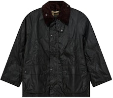 BARBOUR FW23 Green Solid Studded Zipper Jacket. MWX1679 BARBOUR FW23 Green Solid Studded Zipper Jacket. MWX1679