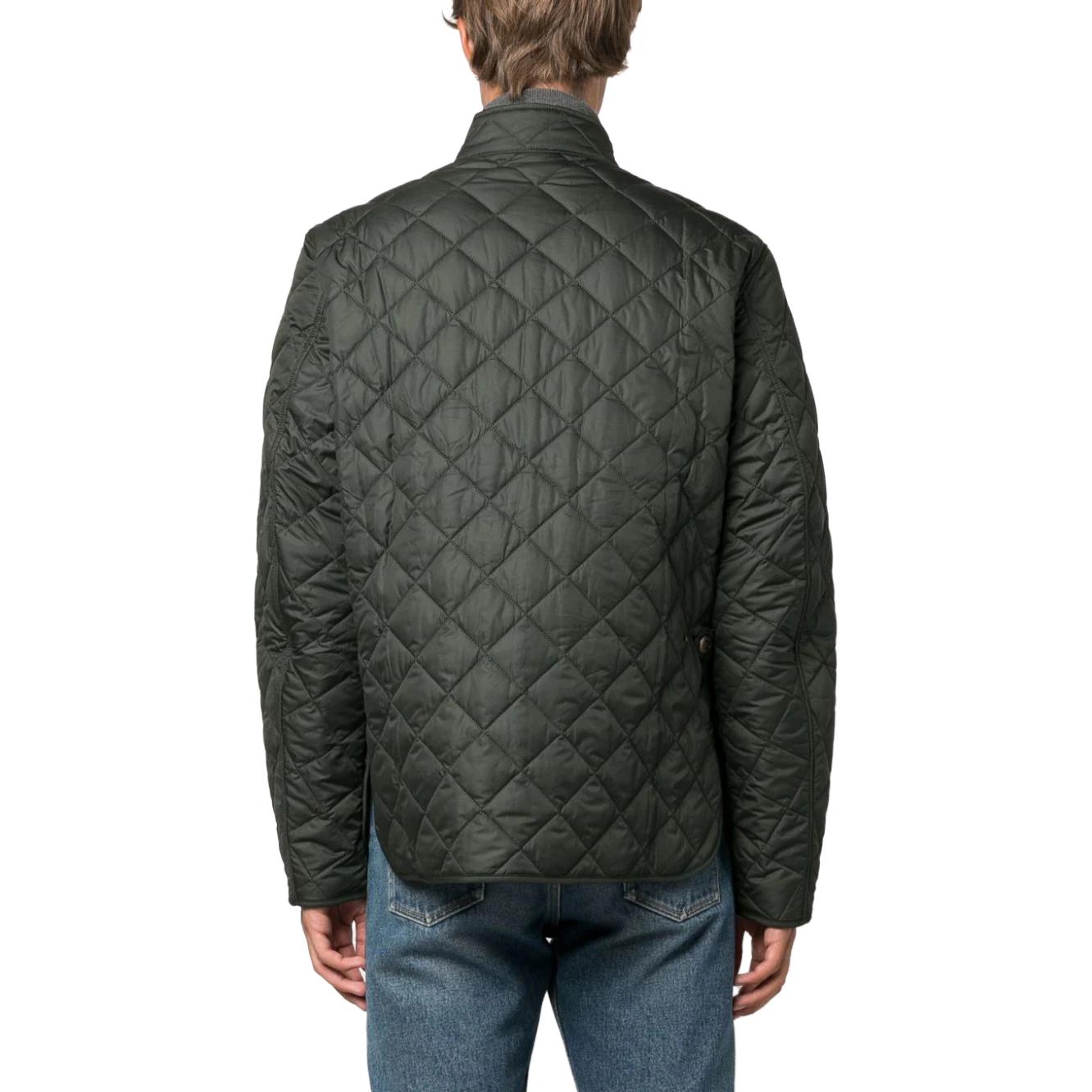 Shop 巴伯尔 FW23 橄榄绿色菱格纹休闲夹克外套 MQU1715