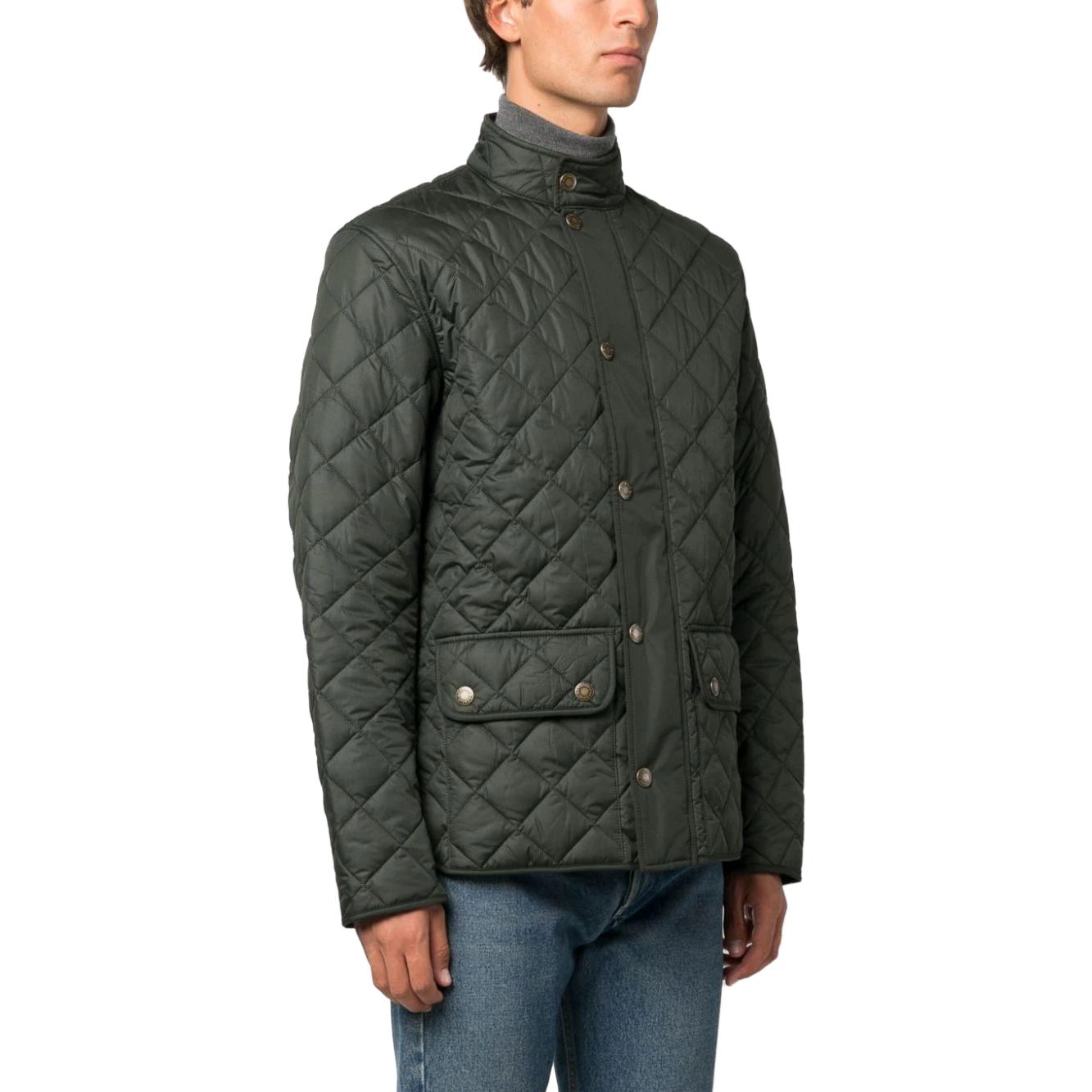 Purchase 巴伯尔 FW23 橄榄绿色菱格纹休闲夹克外套 MQU1715