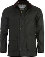 BARBOUR FW23 Sage Green Waxed Long-Sleeve Jacket MWX1758 BARBOUR FW23 Sage Green Waxed Long-Sleeve Jacket MWX1758