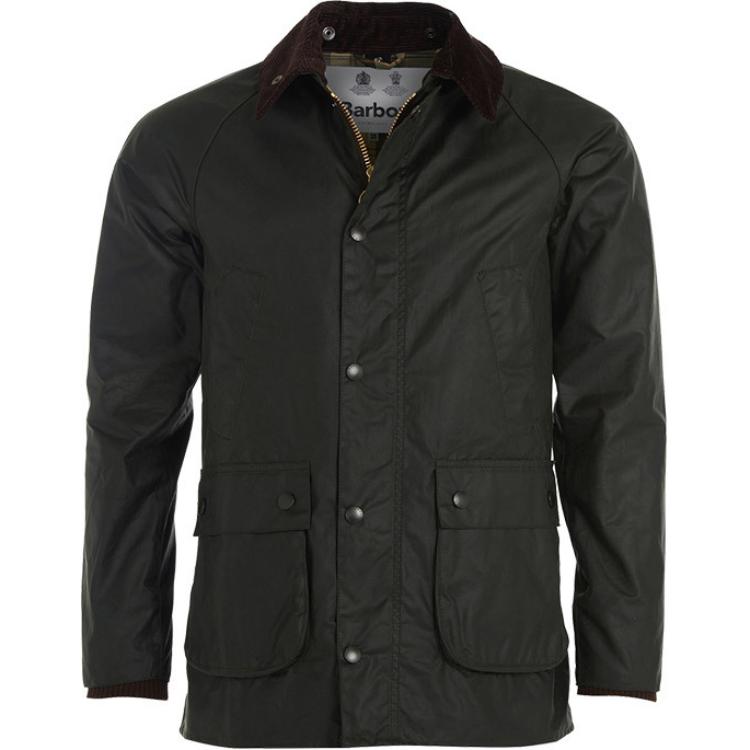 Order BARBOUR FW23 綠色蠟質長袖外套 MWX1758