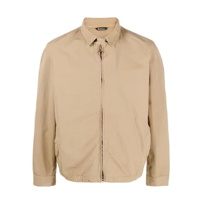 Barbour FW23 Beige Solid Color Elastic Long Sleeve Jacket MCA0795BE31