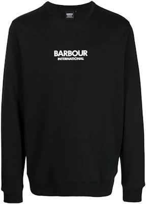 Barbour FW23 Black Colorblock Logo Print Pullover Sweatshirt MOL0448BK31 Buy Barbour FW23 Black Colorblock Logo Print Pullover Sweatshirt MOL0448BK31