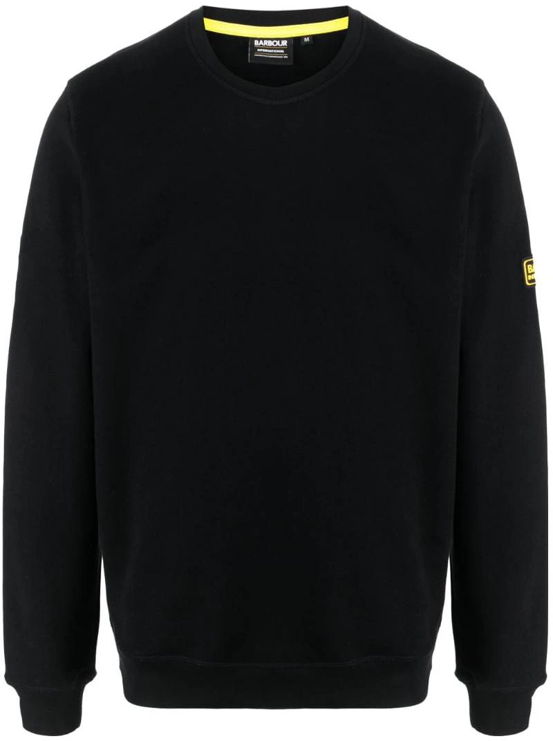 barbour-fw-23-black-crewneck-pullover-sweatshirt-with-logo-patch-mol-0530-bk-11