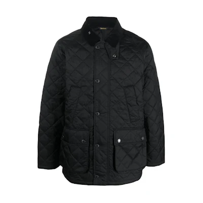 Barbour FW23 Black Solid Color Long-Sleeve Jacket MQU1638