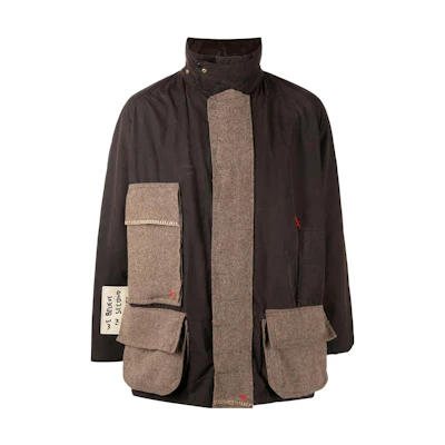 Barbour FW23 Color Block Zip-Up Long Sleeve Jacket for Men HWF025