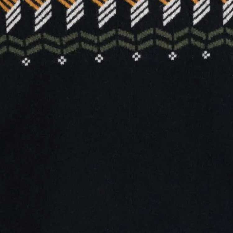 Shop 바버 FW23 페어아일 울 크루넥 스웨터 네이비 블루 MKN1511MKNNY91