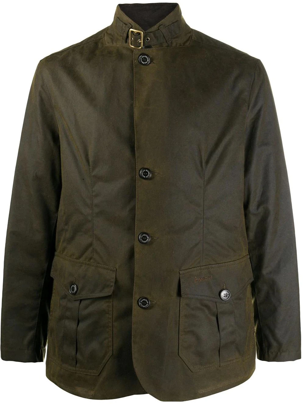 barbour-fw-23-green-waxed-jacket-high-collar-casual-long-sleeve-coat-mwx-0566-mwx