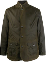 Barbour FW23 Green Waxed Jacket High Collar Casual Long Sleeve Coat MWX0566MWX Barbour FW23 Green Waxed Jacket High Collar Casual Long Sleeve Coat MWX0566MWX