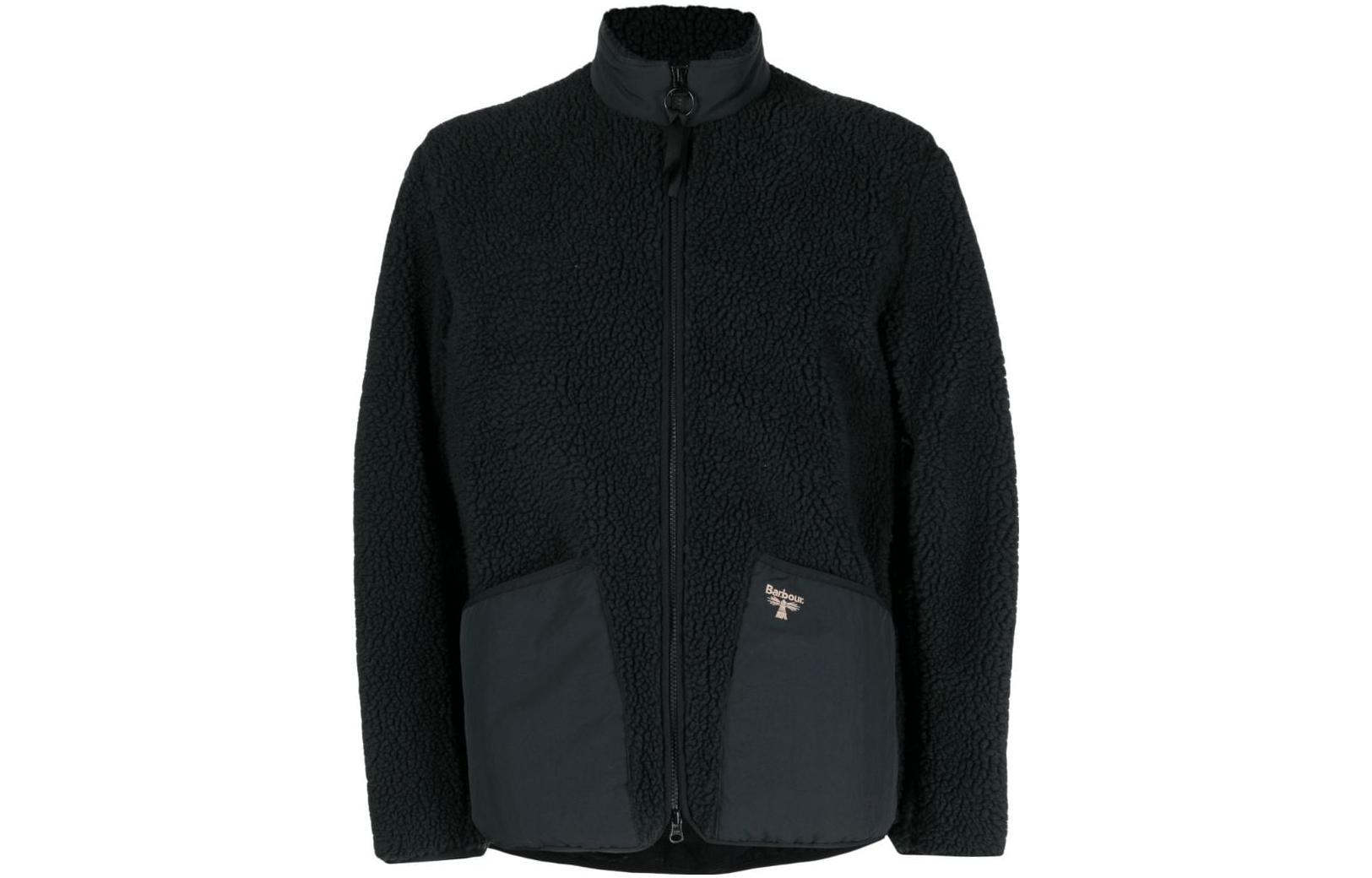 Barbour FW23 Patchwork Zip Casual Jacket Black MFL0172BK11