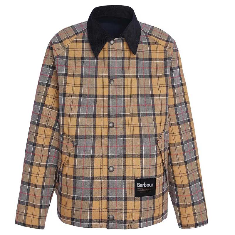 BARBOUR FW23 Reversible Casual Wax-Free Long-Sleeve Jacket Unisex Navy Blue MCA0963NY51 圖 2