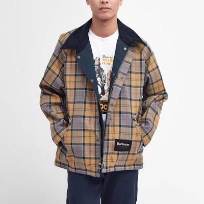 BARBOUR FW23 Reversible Casual Wax-Free Long-Sleeve Jacket Unisex Navy Blue MCA0963NY51 Lookbook BARBOUR FW23 Reversible Casual Wax-Free Long-Sleeve Jacket Unisex Navy Blue MCA0963NY51