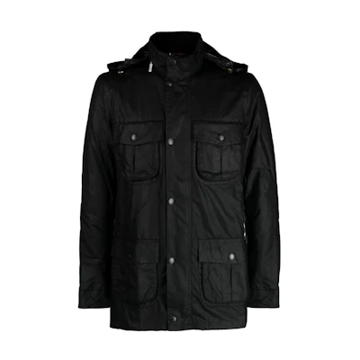 Barbour FW23 Solid Color Casual Workwear Jacket Men’s Black MWX0340AABK72