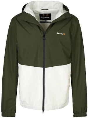 Barbour Jaket Hoodie Warna Hijau Logo Print dengan Ritsleting MWB1056SG71 Buy Barbour Jaket Hoodie Warna Hijau Logo Print dengan Ritsleting MWB1056SG71