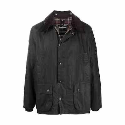 Barbour Green Colorblock Classic Long-Sleeve Loose Fit Jacket MWX0010MWX0L71