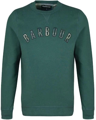 Barbour Green Crewneck Sweatshirt with Logo Print Long Sleeves MOL0410GN89 Buy Barbour Green Crewneck Sweatshirt with Logo Print Long Sleeves MOL0410GN89