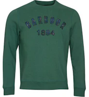 Barbour Green Logo Print Crewneck Long Sleeve Pullover Sweatshirt MOL0359GN92 Barbour Green Logo Print Crewneck Long Sleeve Pullover Sweatshirt MOL0359GN92
