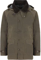 Barbour Green Zip-Up Hooded Jacket MWX1884OL53-AI21 Barbour Green Zip-Up Hooded Jacket MWX1884OL53-AI21