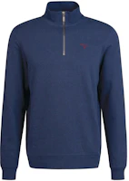 Barbour Half-Zip Plaid Patchwork Collar Sweatshirt Blue MOL0411NY72 Barbour Half-Zip Plaid Patchwork Collar Sweatshirt Blue MOL0411NY72