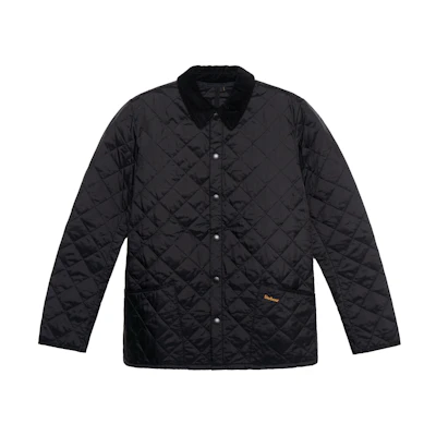BARBOUR Heritage Lidde Black Quilted Collar Jacket for Men MQU0240BK11