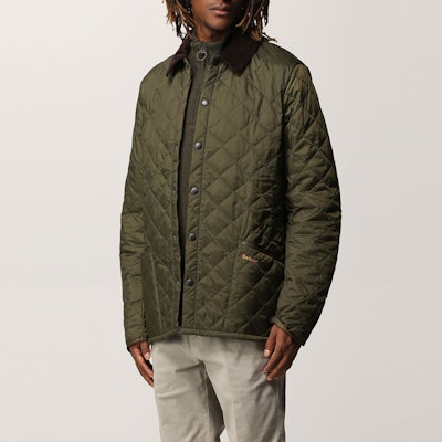 巴伯尔Heritage Lidde军绿色绗缝领夹克 男士外套 MQU0240MQU-OL71 Purchase 巴伯尔Heritage Lidde军绿色绗缝领夹克 男士外套 MQU0240MQU-OL71