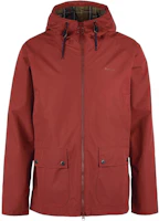 Barbour Hooded Domus Red Long-Sleeve Zip Jacket MWB1003BR71 Barbour Hooded Domus Red Long-Sleeve Zip Jacket MWB1003BR71