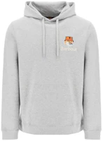 Barbour Hooded Sweatshirt with Animal Print Embroidery - Grey MOL0569GREYM Barbour Hooded Sweatshirt with Animal Print Embroidery - Grey MOL0569GREYM