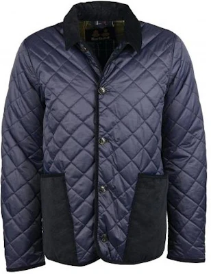 Barbour Hoxton Liddesdale Jaket Quilted Biru Katun dengan Kantong MQU1560NY71 Buy Barbour Hoxton Liddesdale Jaket Quilted Biru Katun dengan Kantong MQU1560NY71