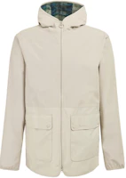 Barbour Kennet Waterproof Jacket White Hooded Zip-Up Long Sleeve Coat MWB1059ST11 Barbour Kennet Waterproof Jacket White Hooded Zip-Up Long Sleeve Coat MWB1059ST11