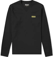 Barbour Logo Crewneck Pullover Sweatshirt Black MTS0342BK31 Barbour Logo Crewneck Pullover Sweatshirt Black MTS0342BK31