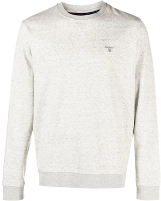 Barbour Logo Print Crewneck Long Sleeve Sweatshirt Men’s Light Grey MOL0471GY52 Buy Barbour Logo Print Crewneck Long Sleeve Sweatshirt Men’s Light Grey MOL0471GY52