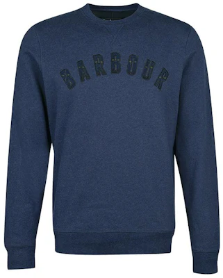 Barbour Logo Print Crewneck Sweatshirt Navy Blue MOL0410NY72 Buy Barbour Logo Print Crewneck Sweatshirt Navy Blue MOL0410NY72