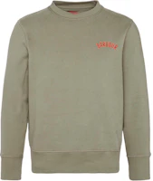 Barbour Logo Print Crewneck Sweatshirt Olive Green MOL0590OL51 Barbour Logo Print Crewneck Sweatshirt Olive Green MOL0590OL51
