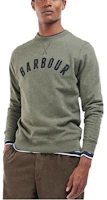 Barbour Logo Printed Plaid Sweatshirt Green MOL0410-GN Barbour Logo Printed Plaid Sweatshirt Green MOL0410-GN