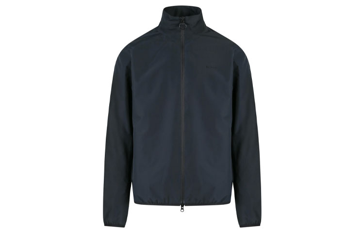 Barbour Logo Zip Casual Jacket Blue MWB0939MWBBK11