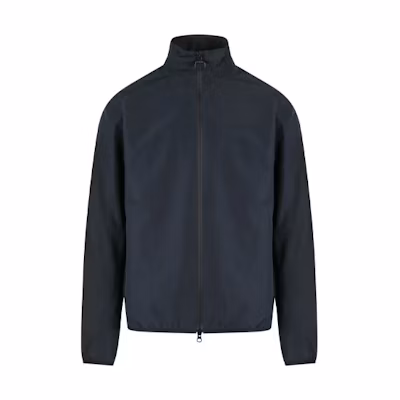 Barbour Logo Zip Casual Jacket Blue MWB0939MWBBK11