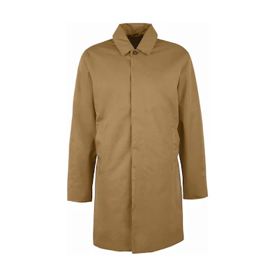 Barbour Lorden Tan Long-Sleeve Mid-Length Jacket with Solid Collar MWB0835BE52