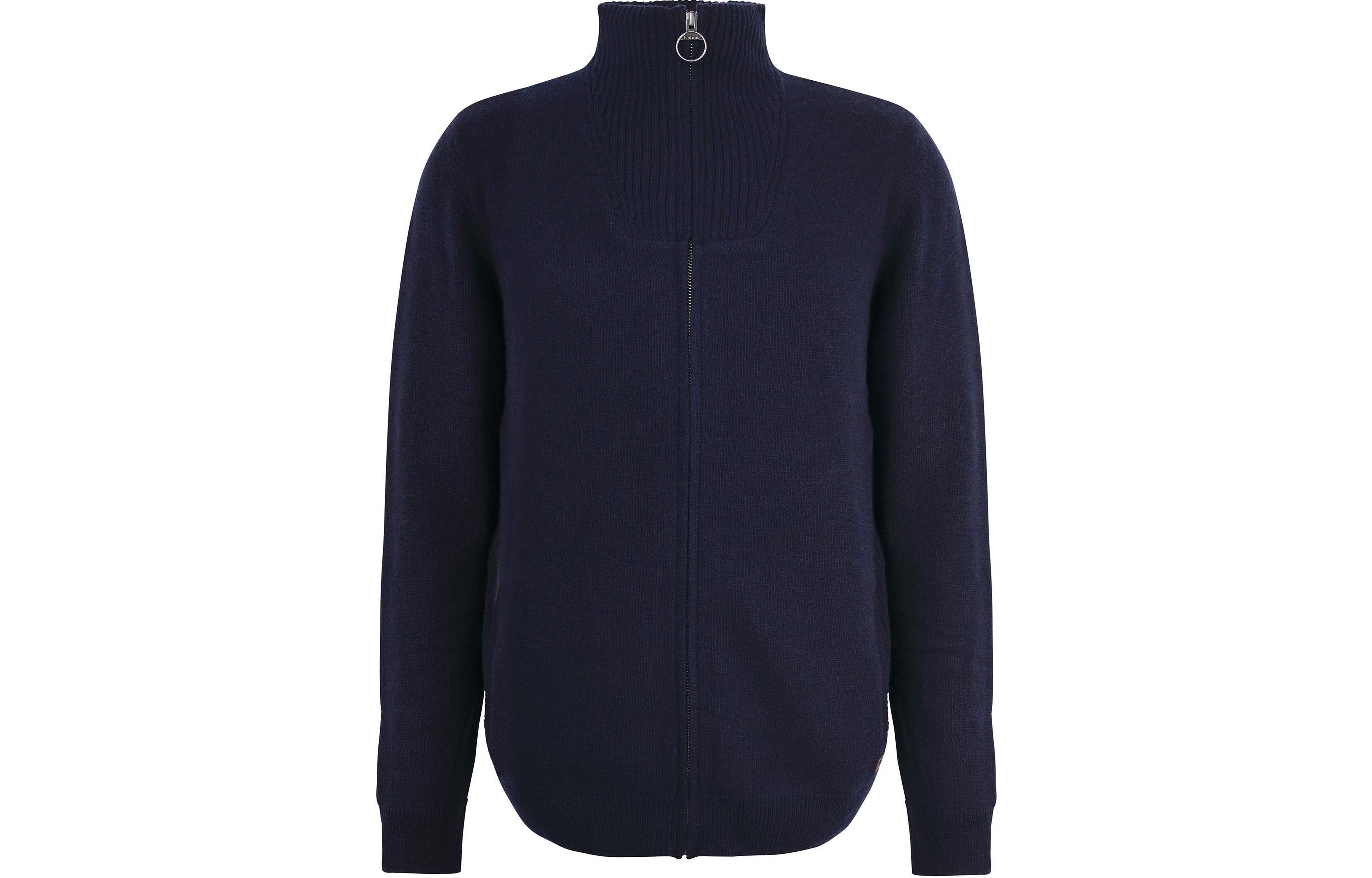 Barbour Nelson Essential Full-Zip Jumper Navy Jacket MKN1498NY91