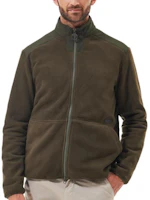 Barbour Olive Colorblock Zip-Up Jacket with Stand Collar MFL0147OL71 Barbour Olive Colorblock Zip-Up Jacket with Stand Collar MFL0147OL71