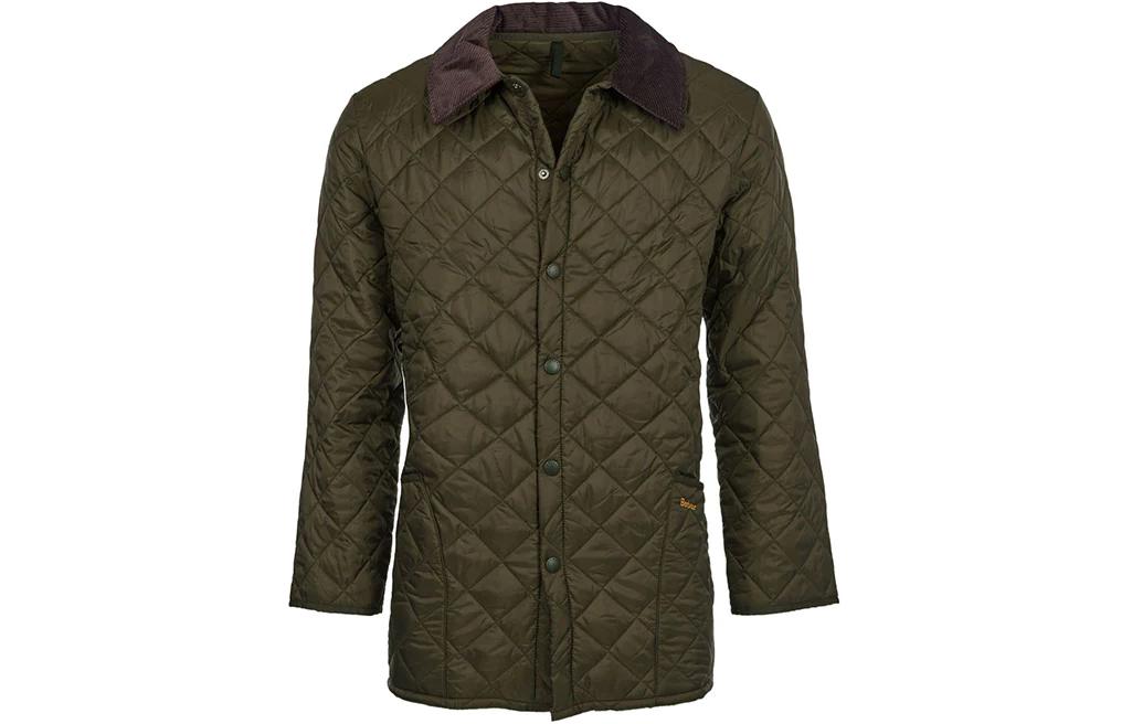 Barbour Olive Green Solid Collar Long Sleeve Jacket MQU0001OL91