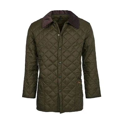 Barbour Olive Green Solid Collar Long Sleeve Jacket MQU0001OL91