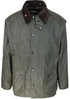 Barbour Olive Green Solid Single-Breasted Long Sleeve Jacket MWX0018OL99 Barbour Olive Green Solid Single-Breasted Long Sleeve Jacket MWX0018OL99