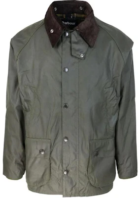 Barbour Olive Green Solid Single-Breasted Long Sleeve Jacket MWX0018OL99 Buy Barbour Olive Green Solid Single-Breasted Long Sleeve Jacket MWX0018OL99