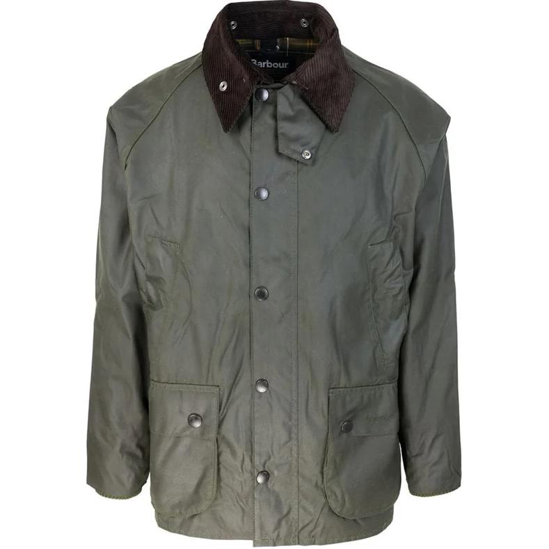 Barbour Olive Green Solid Single-Breasted Long Sleeve Jacket MWX0018OL99 圖 2